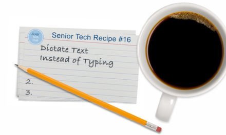 Dictate Text Instead of Typing – Great for those small keyboards!