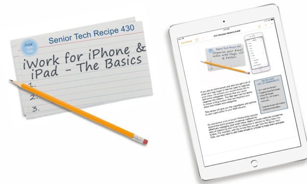 iWork for iPhone and iPad – The Basics