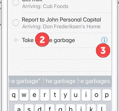 Create Location-Based Reminders to Complete Task