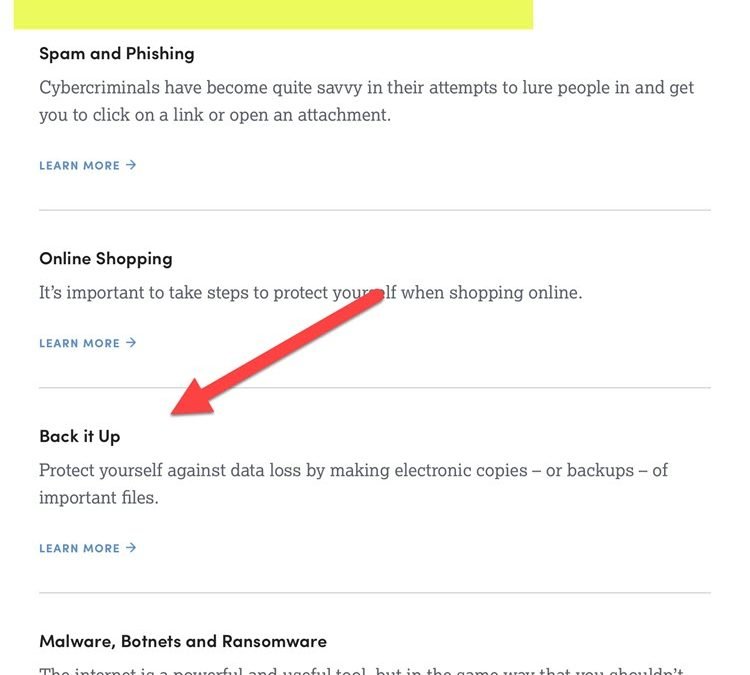 Back It Up – It only takes 5 Minutes to Make it Automatic