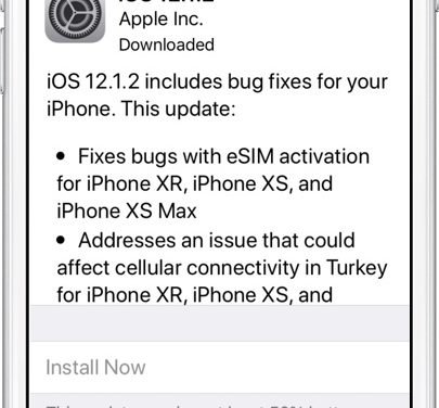 Concerns About IOS 12.1.2 – I’m Waiting