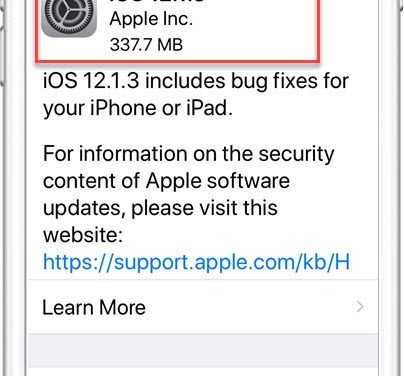 Current IOS Version Recommendation – Updated September 20, 2021