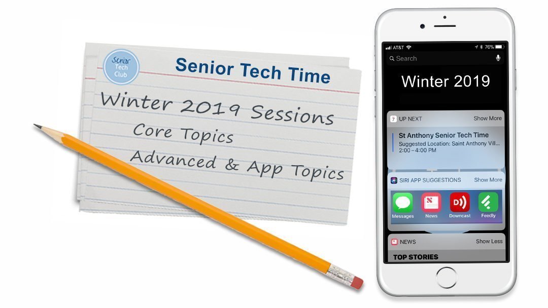 St Anthony Senior Tech Time Winter 2019