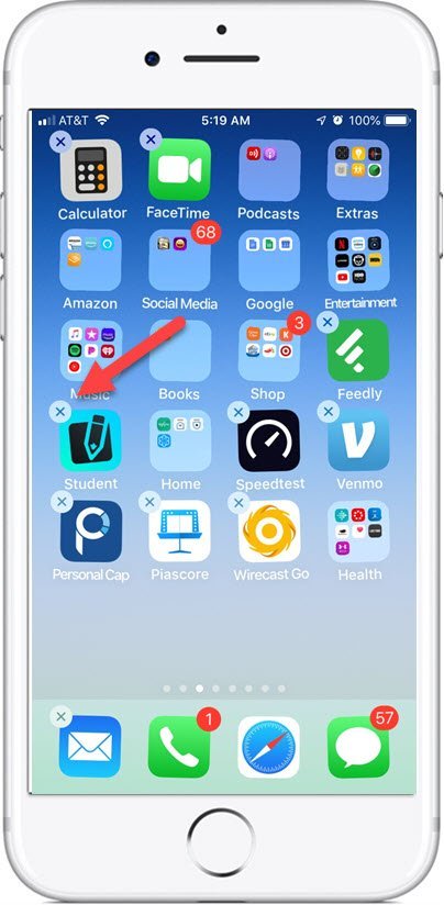 Deleting apps from your iPhone or iPad | Senior Tech Club