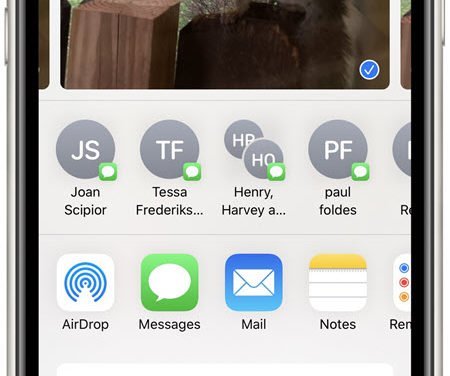 Customizing the new IOS 13 Share Sheet