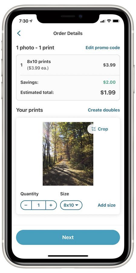 ordering prints from apple photos