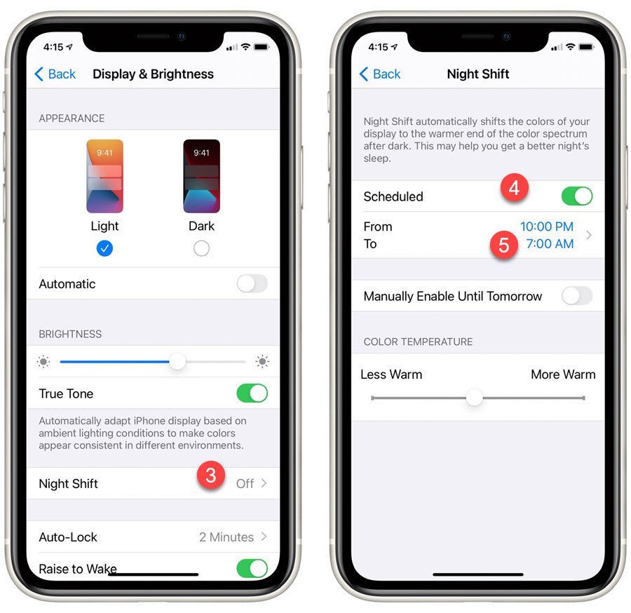 How to Use the iPhone's Night Shift Mode