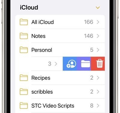 Searching and Organizing Notes on the iPhone