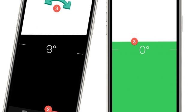 Be Straight – Use Your iPhone as a Level