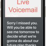 Screen Phone Calls with Live Voicemail