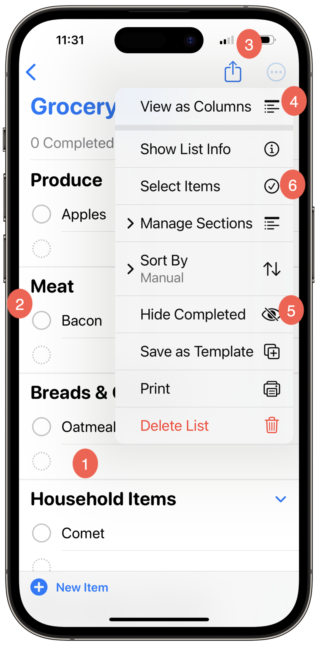 Create a Grocery List with the Reminders App | Senior Tech Club